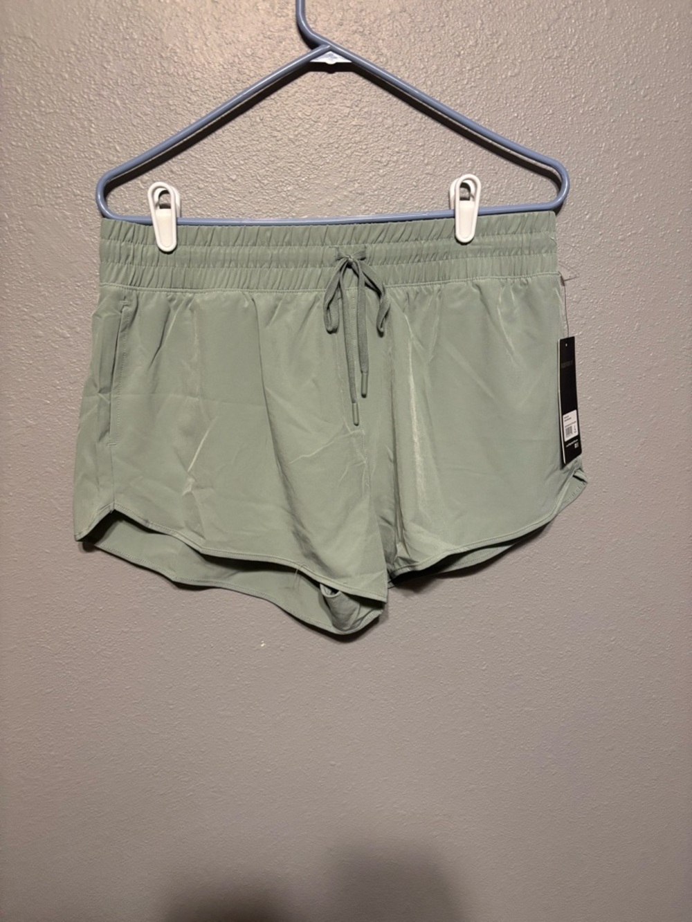 90 Degree By Reflex Sage Drawstring Athletic Shorts